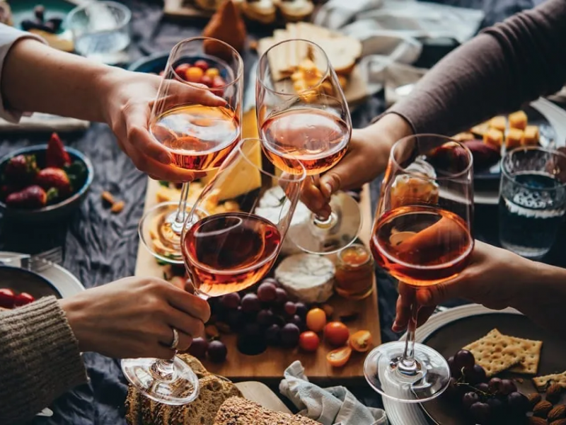 vino e dieta